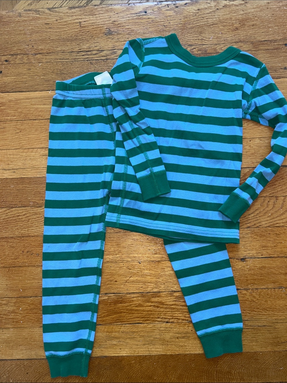 Hanna Andersson organic striped pajamas
